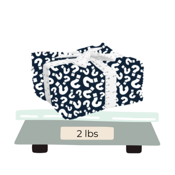 2 Pounds of Mystery Fabric + No Slip Ruler L16" x W4"